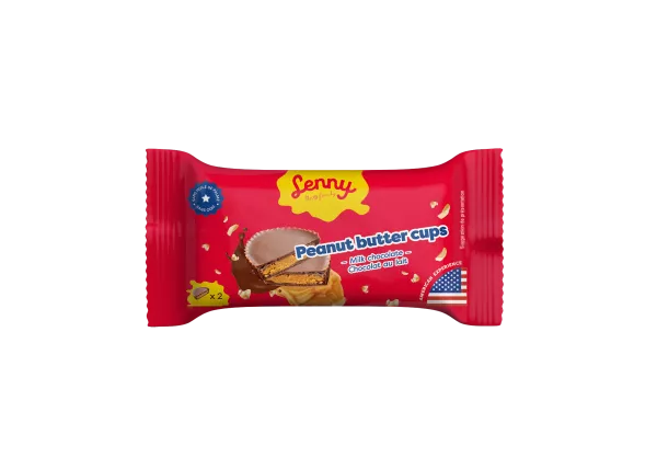 كوب زبدة الفول السوداني وشوكولاتة الحليب، 18x34 - LENNY