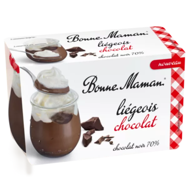 Bonne Maman Liegeois Chocolate - BONNE MAMAN
