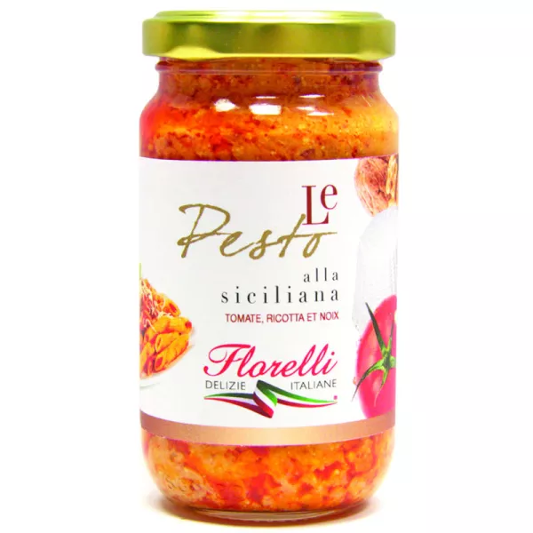 Sauce Pesto Siciliana 190g - Florelli