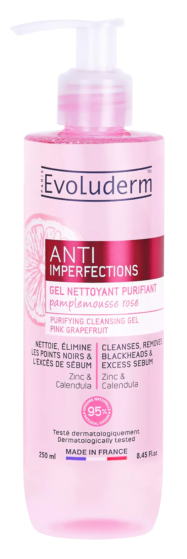 Gel de Limpeza Purificante Antimanchas 250ml - Evoluderm
