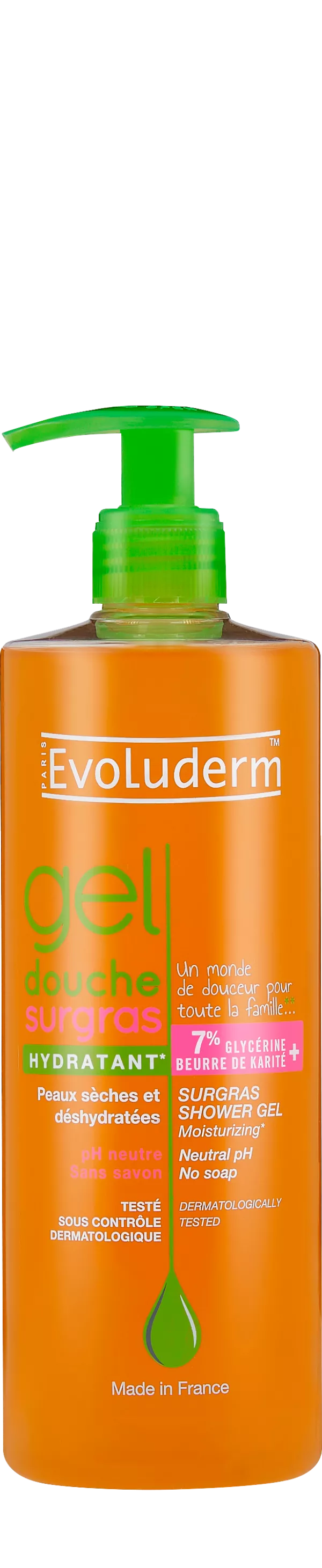 Surgras Gel De Ducha Hidratante 500ml - Evoluderm