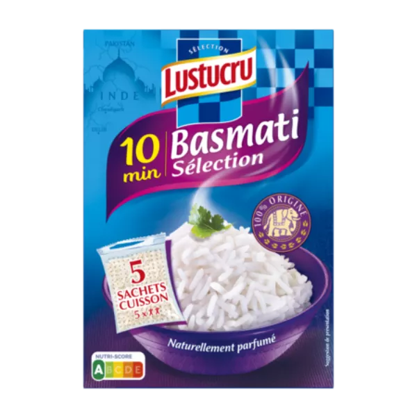 5x180g SC Riz Basmati Lustucru