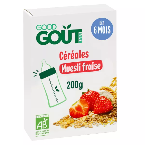 Клубничные мюсли 200г - GOOD GOUT