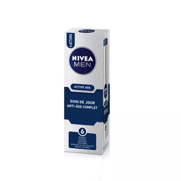Crème Visage Gel Homme Anti-Rides Hydratant Active 50ml -NIVEA