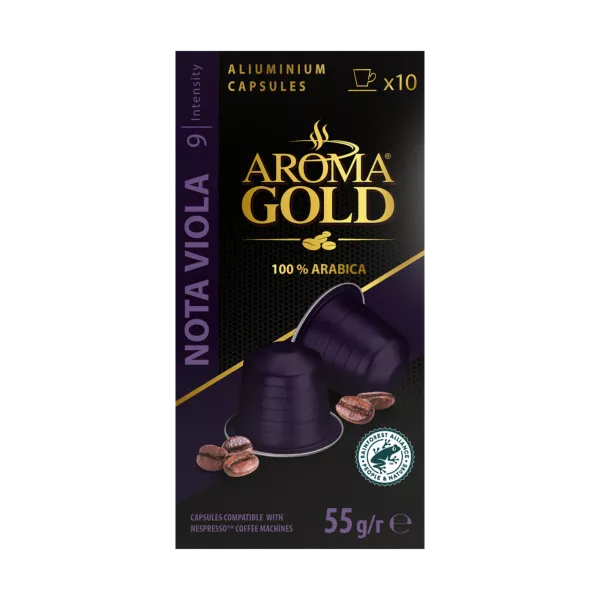 Café Nota Viola Compatible Nespresso X 10. (intensity 9) - Aroma Gold