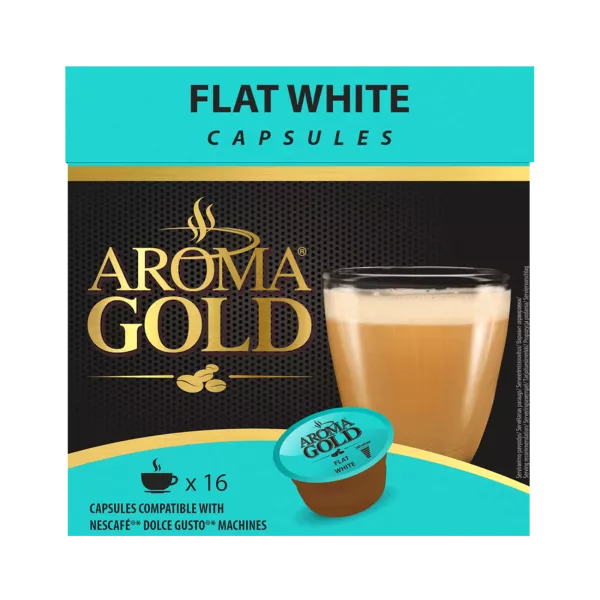 カフェフラットホワイト ドルチェグストX16対応 - Aroma Gold