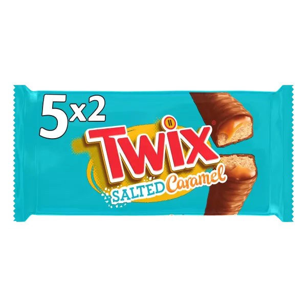 Barritas de chocolate con caramelo salado X5 230g - TWIX