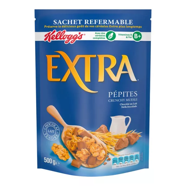 Extra Melkchocolade Granen 500g - kellogg's