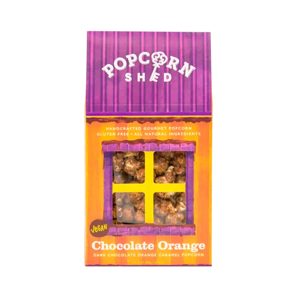 Chocolate Orange Popcorn Shed 80g - Popcorn Shed