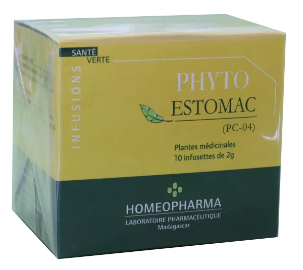Phytotherapie Traditionnelle  Pc04-phyto-estomac Bte / 20 Infusettes - Homeopharma