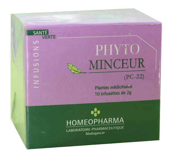 Phytotherapie Traditionnelle  Pc22-phyto-minceur Bte / 20 Infusettes - Homeopharma