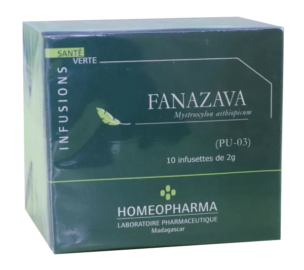 Phyto-unitaires (pu)  Pu-03 Phyto-fanazava Bte/ 10 Infusettes - Homeopharma