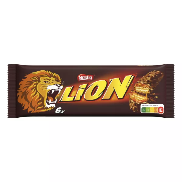 Baa za chokoleti za caramel na nafaka za crisp 6x42g - LION