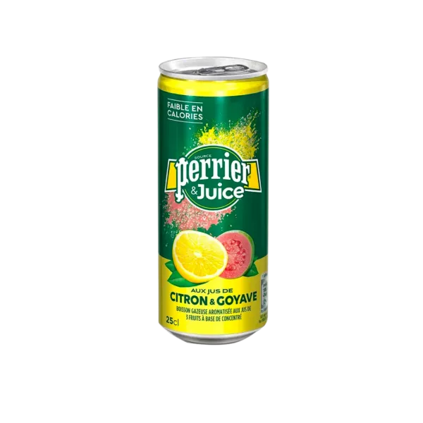 Boisson Gazeuse Maison Perrier Juice Citron Goyave Boite Slim 33cl - PERRIER