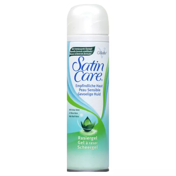 Gillette Sensitive Aloe Vera Satin Care scheergel voor dames 200 ml - Gillette
