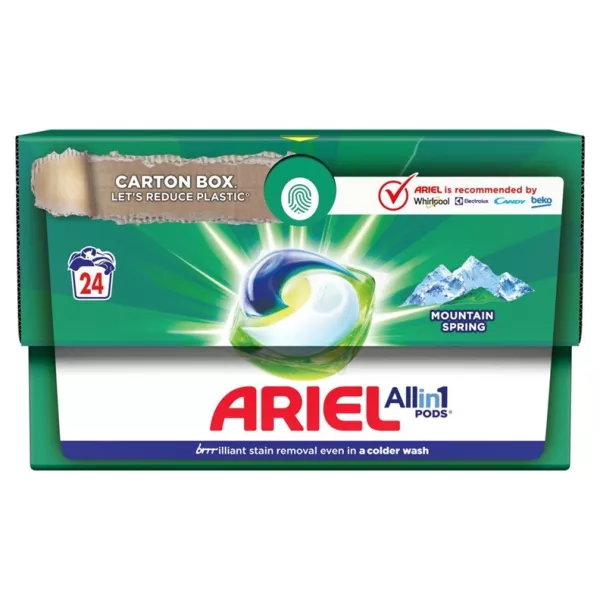 Source De Montaigne Alpine Laundry Pods 24 Washes - ARIEL