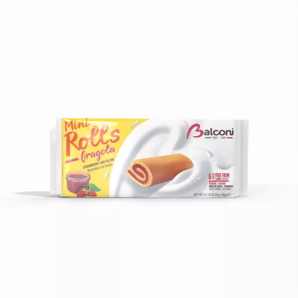 Mini Rollitos Fraise 180g - BALCONI