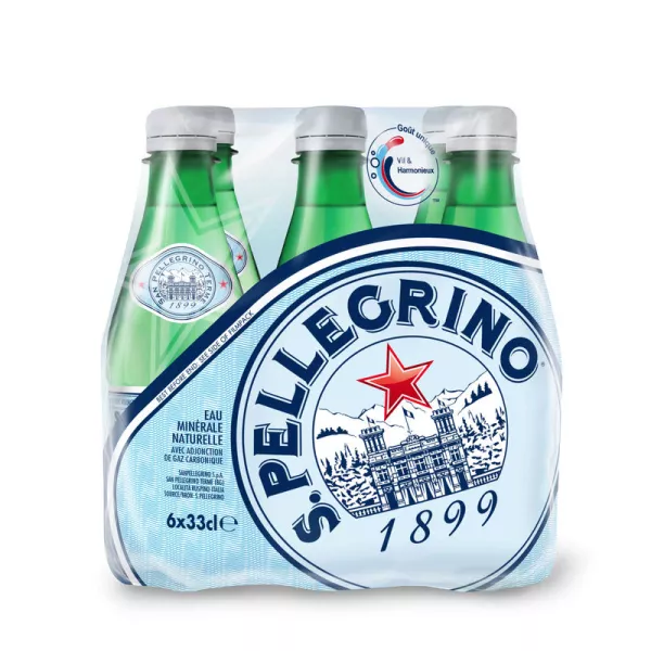 Bruisend mineraalwater 6x33cl - SAN PELLEGRINO