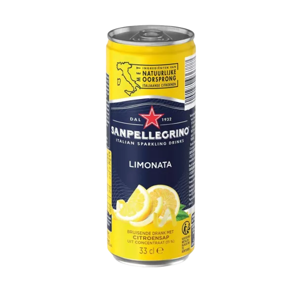 Maji ya Gaser iliyoangaziwa limonata Slim 33cl sanduku - SAN PELLEGRINO