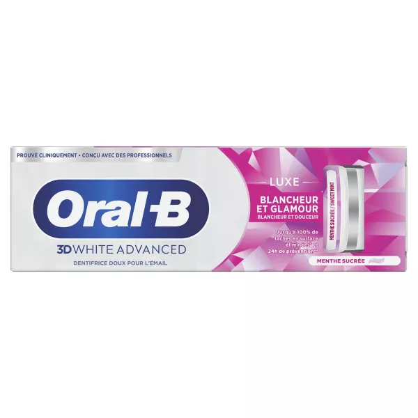 3d White Advanced Luxe Whiteness Glamour Zahnpasta 75 ml - ORAL-B