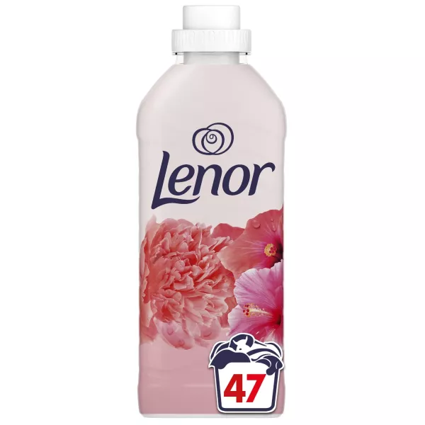 Weichspüler mit Pfingstrosen und Hibiskus, 47 Waschgänge, 987 ml - LENOR