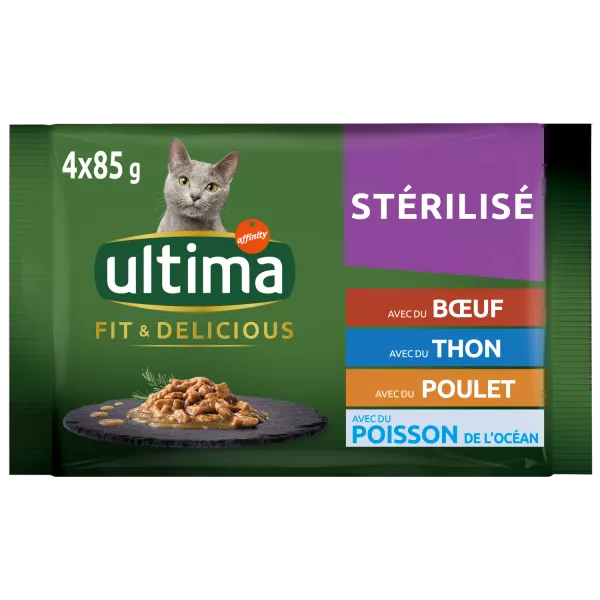 Ultima Chat Ste Boeuf 4x85g