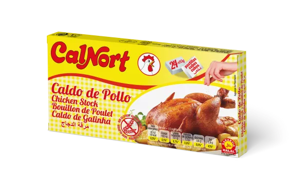 Chicken Flavor Broth Cubed 24 Cubes - CALNORT