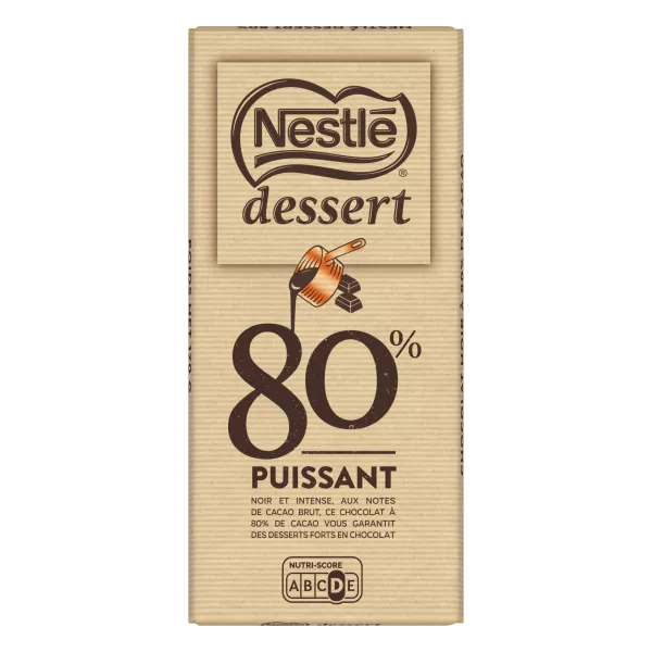 Dark Dessert Chocolate Bar 80% 170g - Nestle