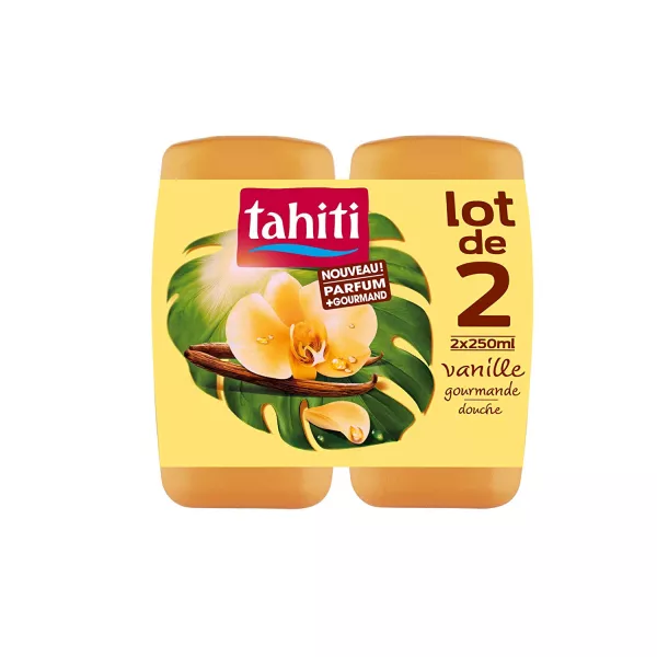 स्वादिष्ट वेनिला शॉवर जेल 2x250 मि.ली - TAHITI