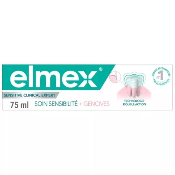 Sensitive Clinical Expert Pasta Dentífrica Expert Cuidado Sensibilidade 75ml - Elmex