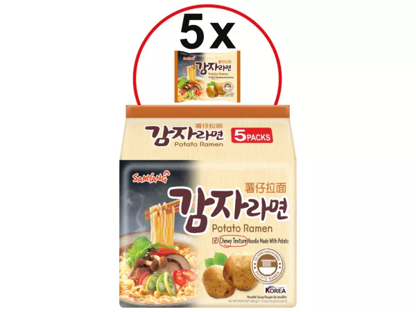 Instant-Kartoffel-Ramen 8x5x120g - Samyang