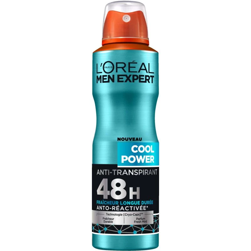 Déodorant Men Expert Cool Power 200ml - L'OREAL