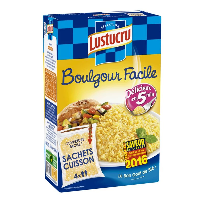 Boulgour facile 4x90g - LUSTUCRU