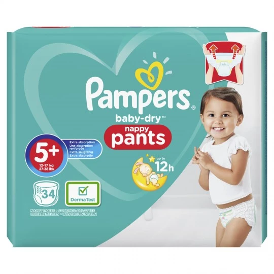 Pampers Pants Geant T5+ X34