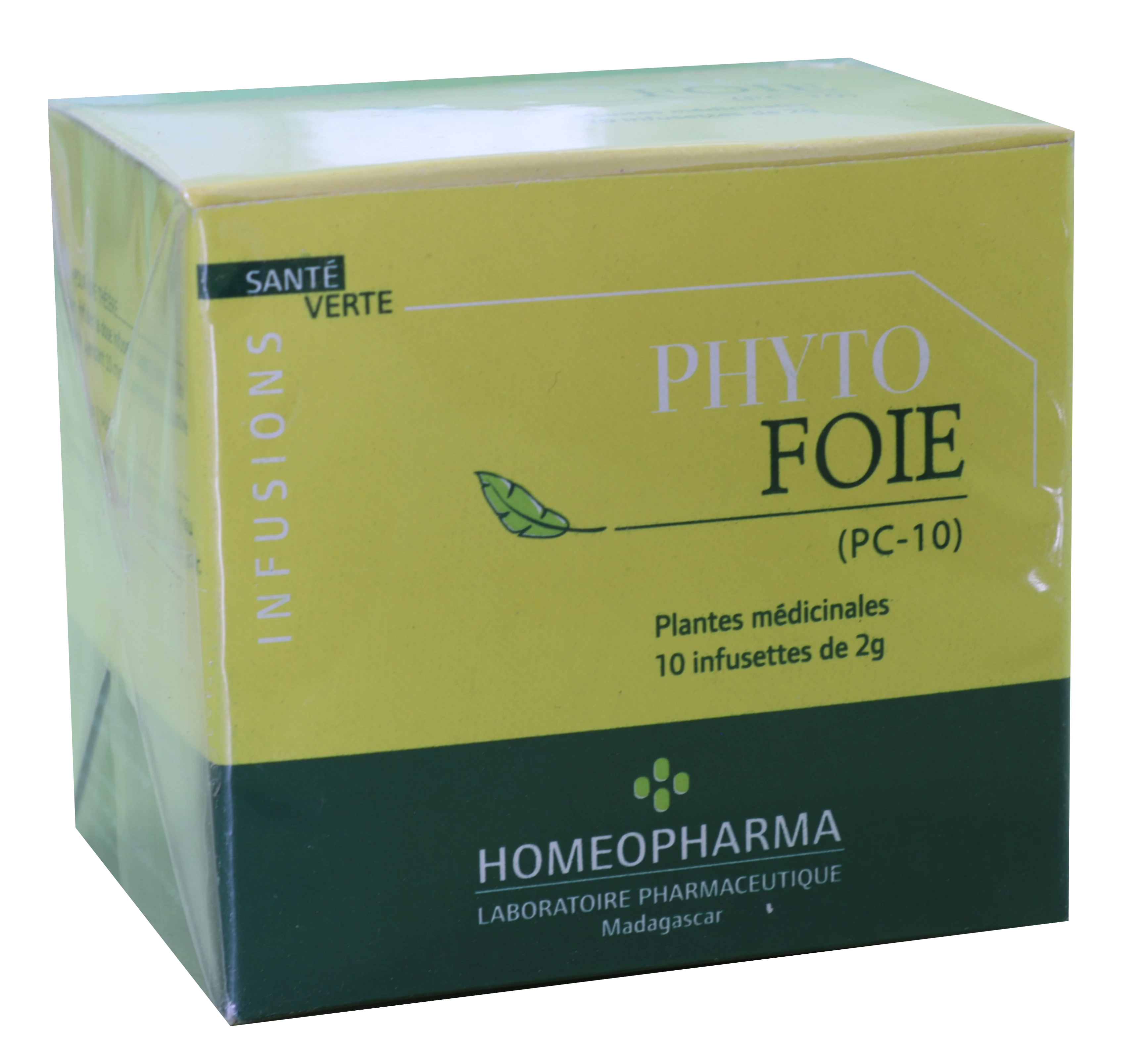 Traditionelle Phytotherapie Pc10-Phyto-Leber Box 20 Infusetten - HOMEOPHARMA