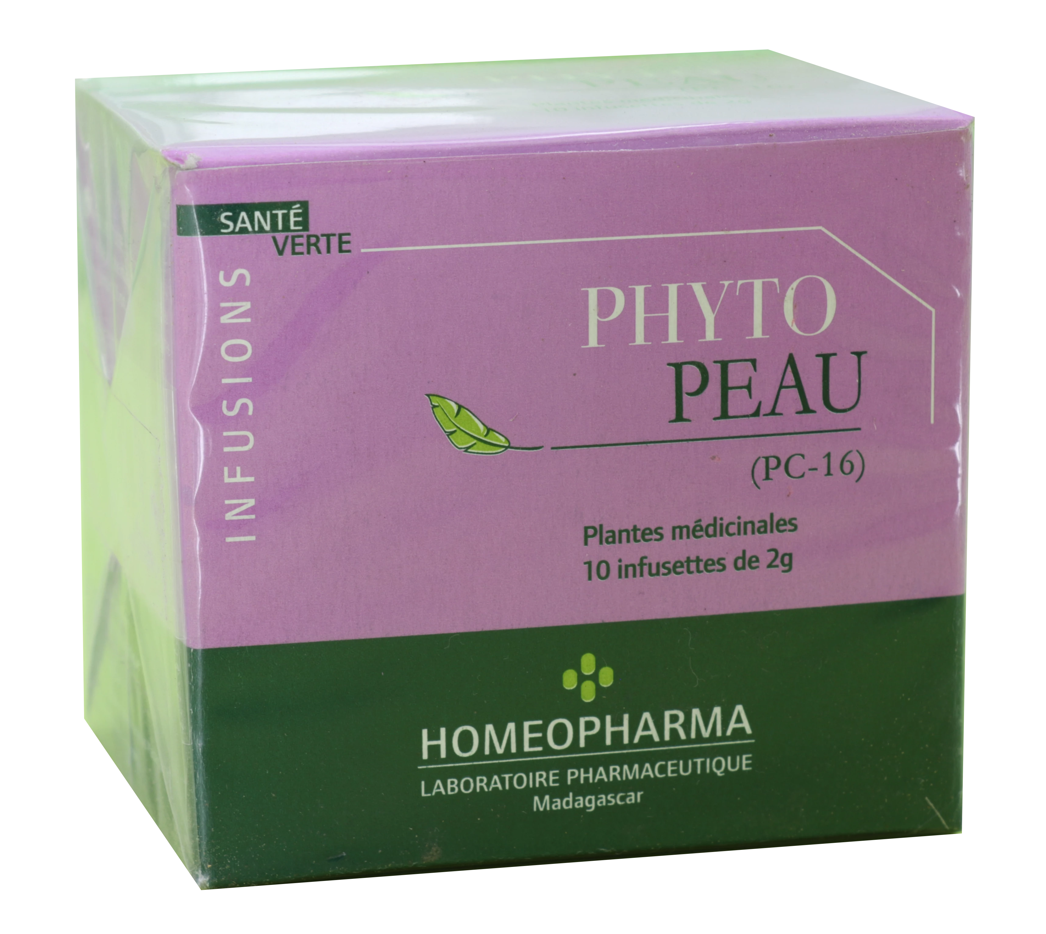 Traditionelle Phytotherapie Pc16-phyto-peau Box 20 Infusetten - HOMEOPHARMA