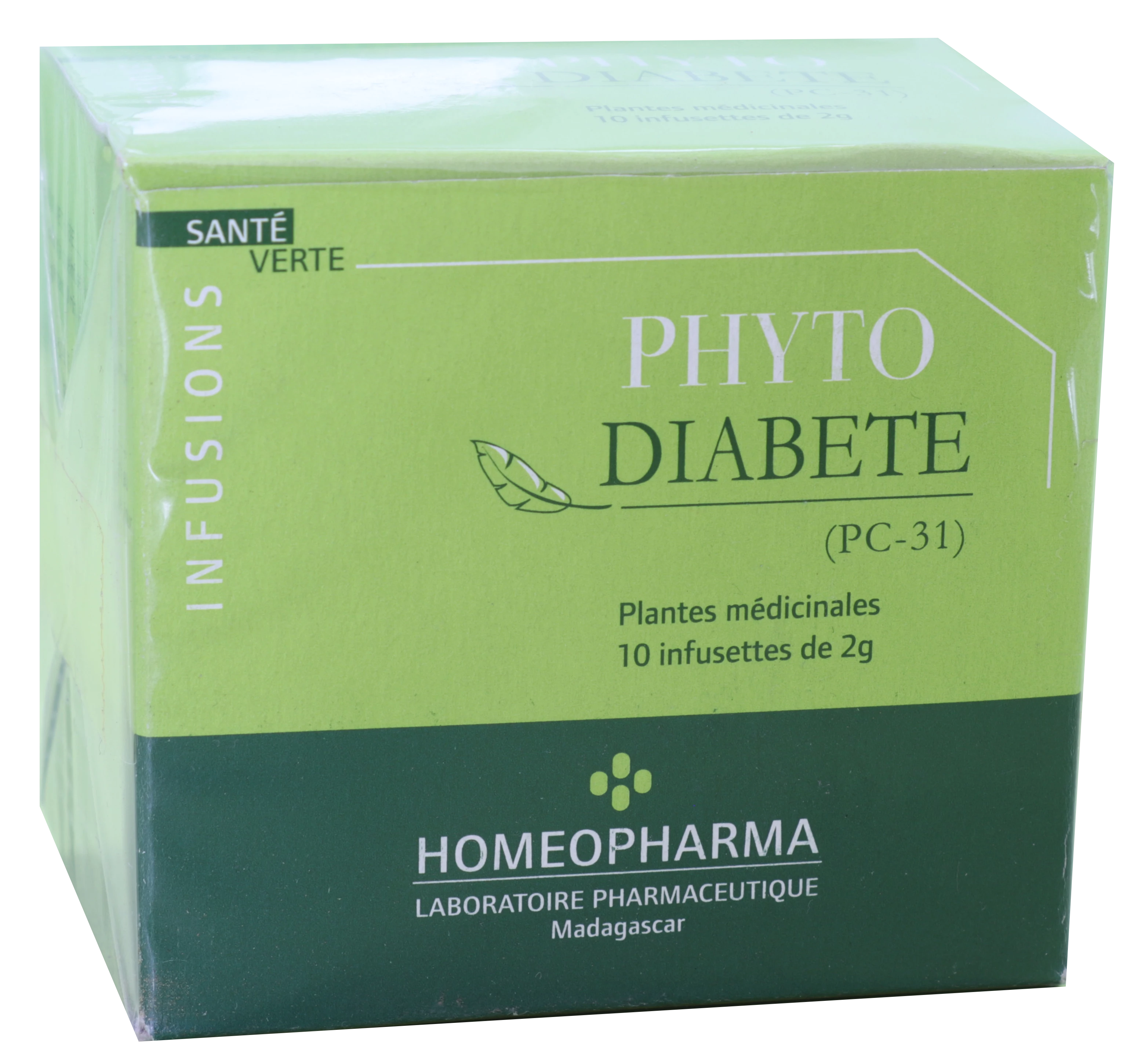 Phytotherapie Traditionnelle Pc31-phyto-diabete Bte 20 Infusettes - HOMEOPHARMA