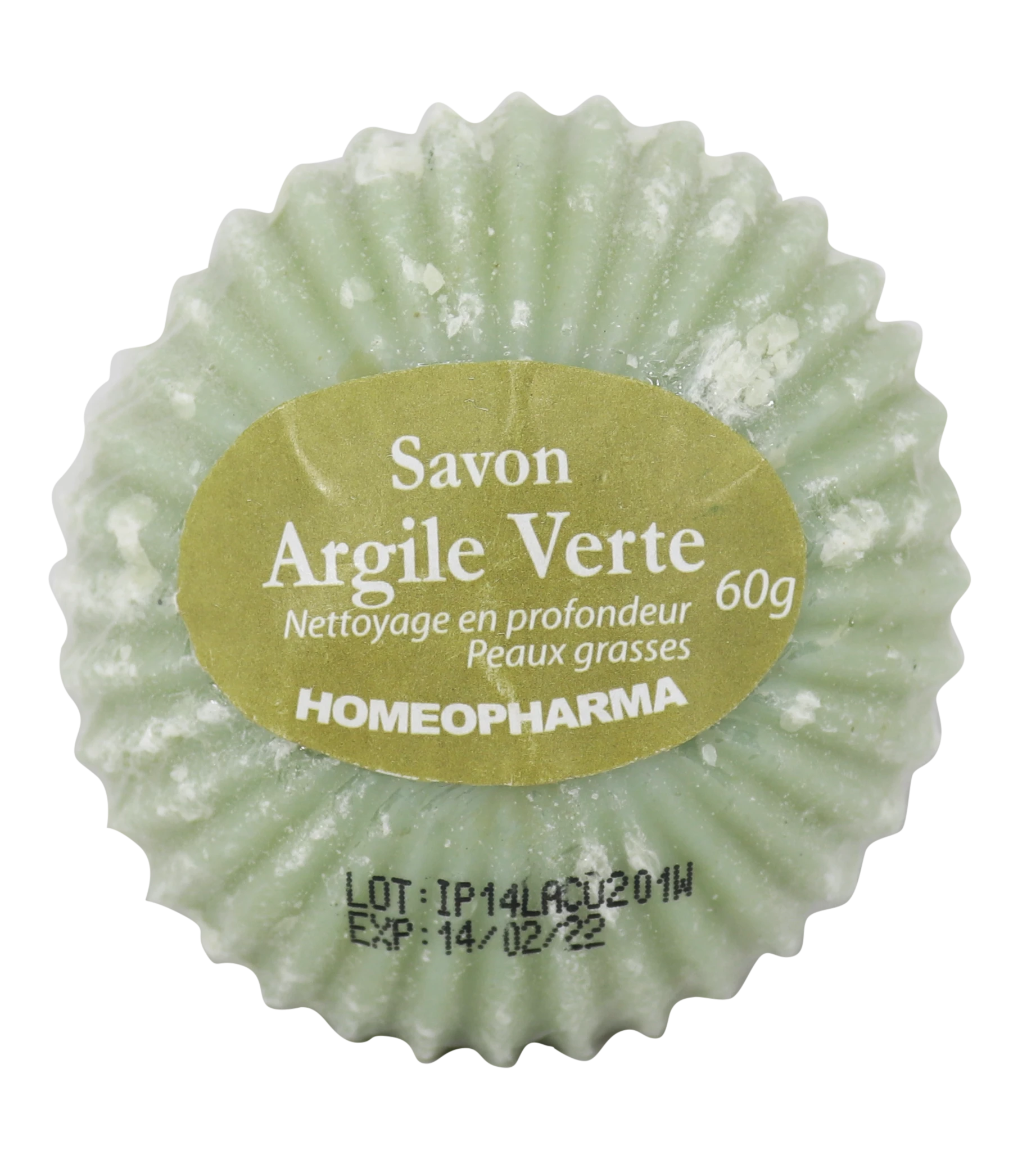 Savon Argile Verte 60 Grs - HOMEOPHARMA
