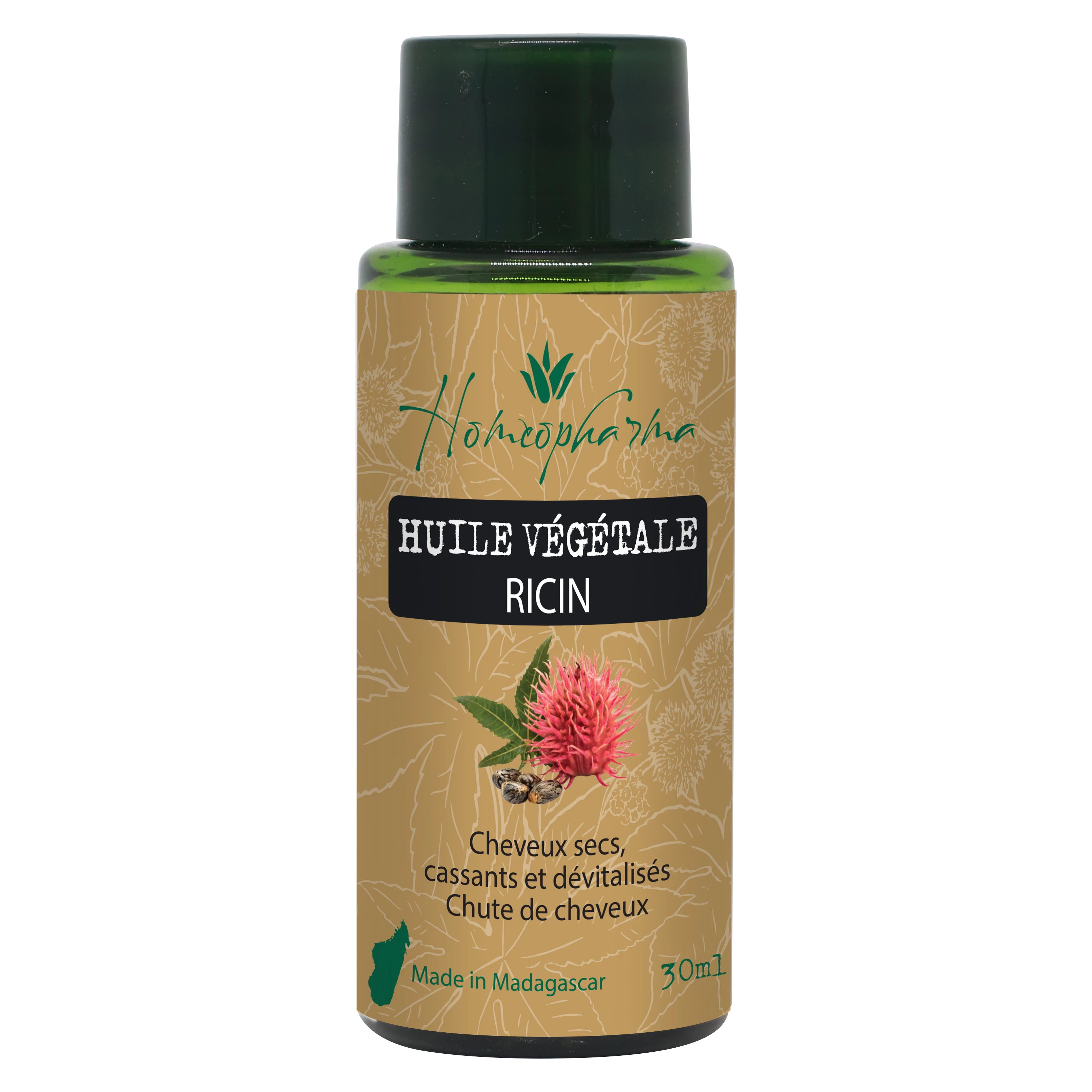 Huile De Ricin 30 Ml - HOMEOFARMA