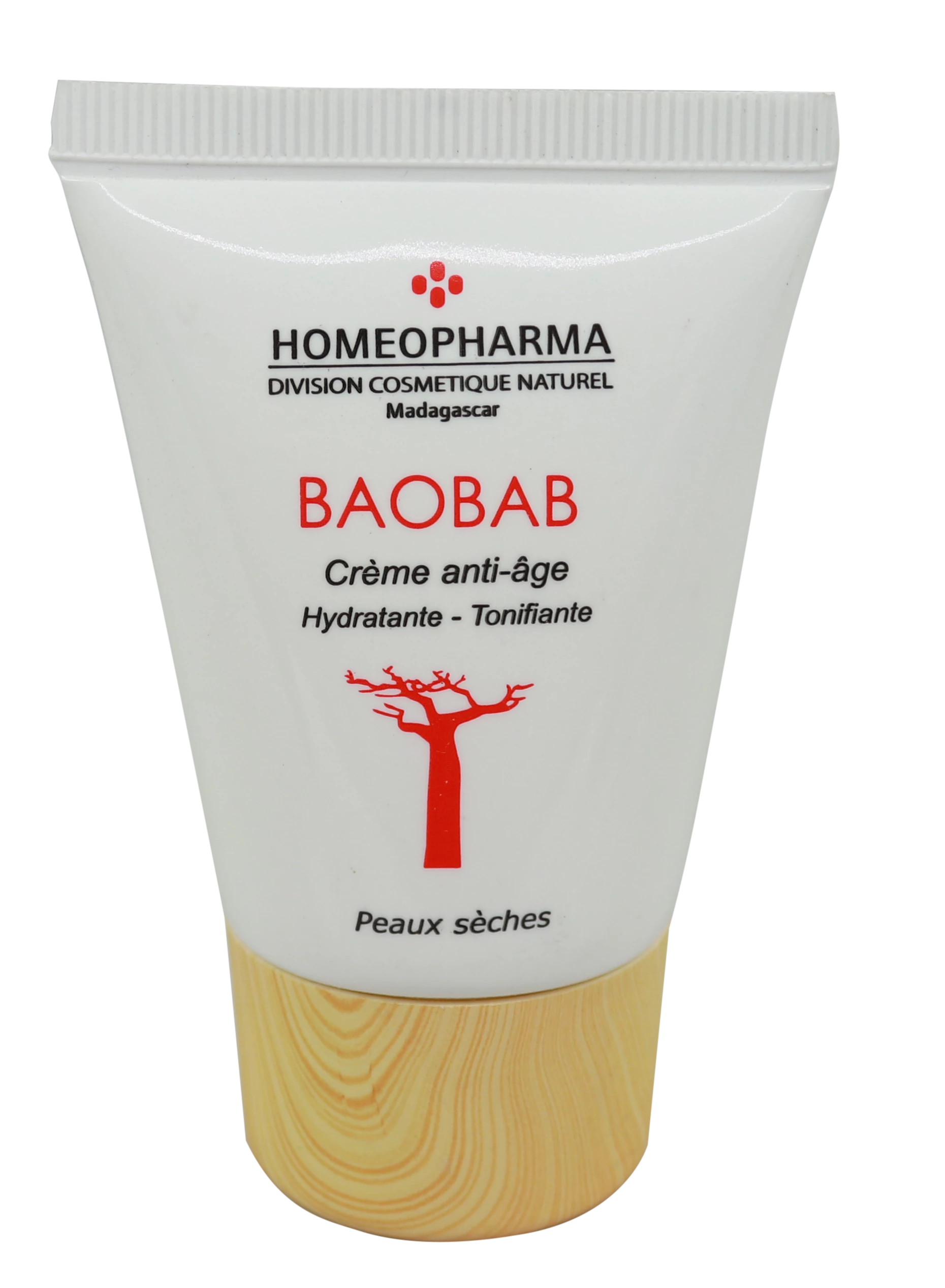 Creme Hydratante Baobab Tube 40ml - Homeopharma