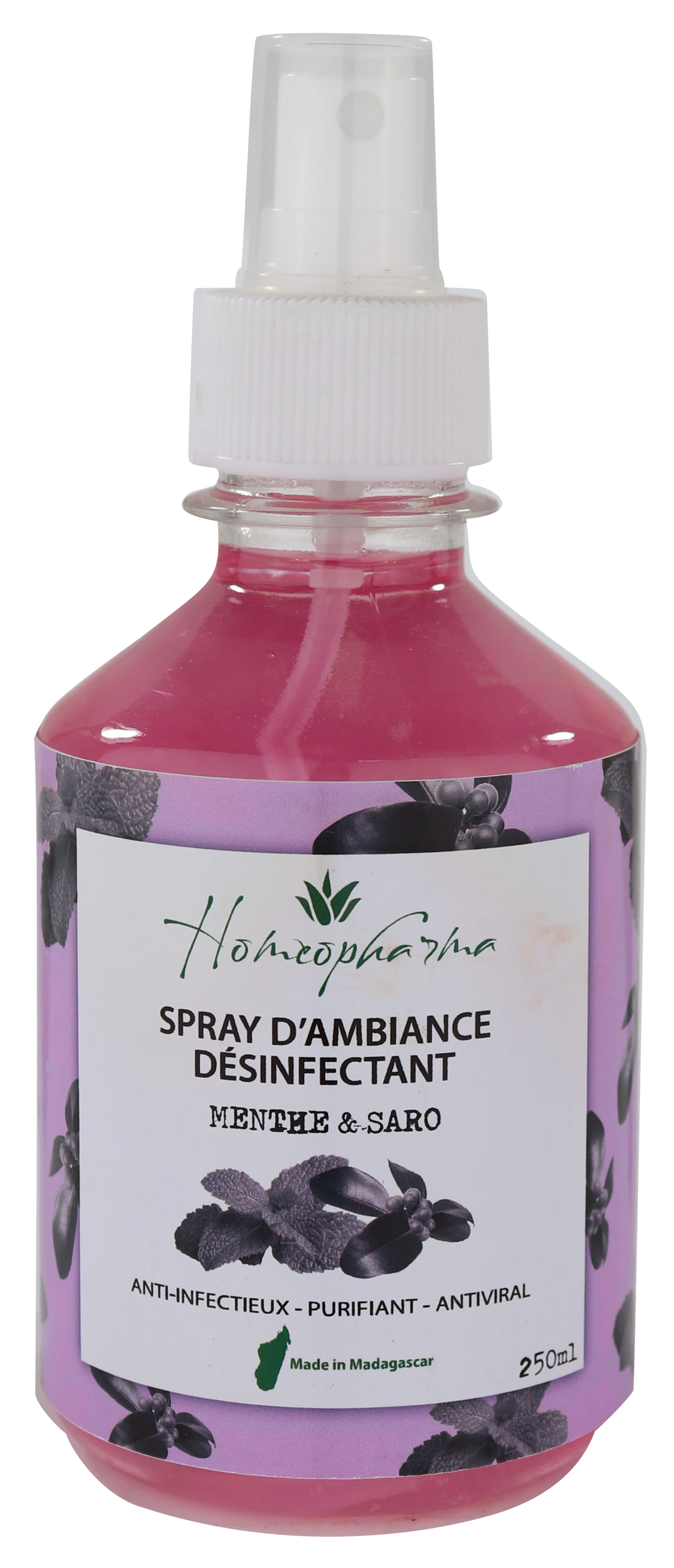 رذاذ Assainissant Menthe Mandravasatro 250ml - HOMEOPHARMA