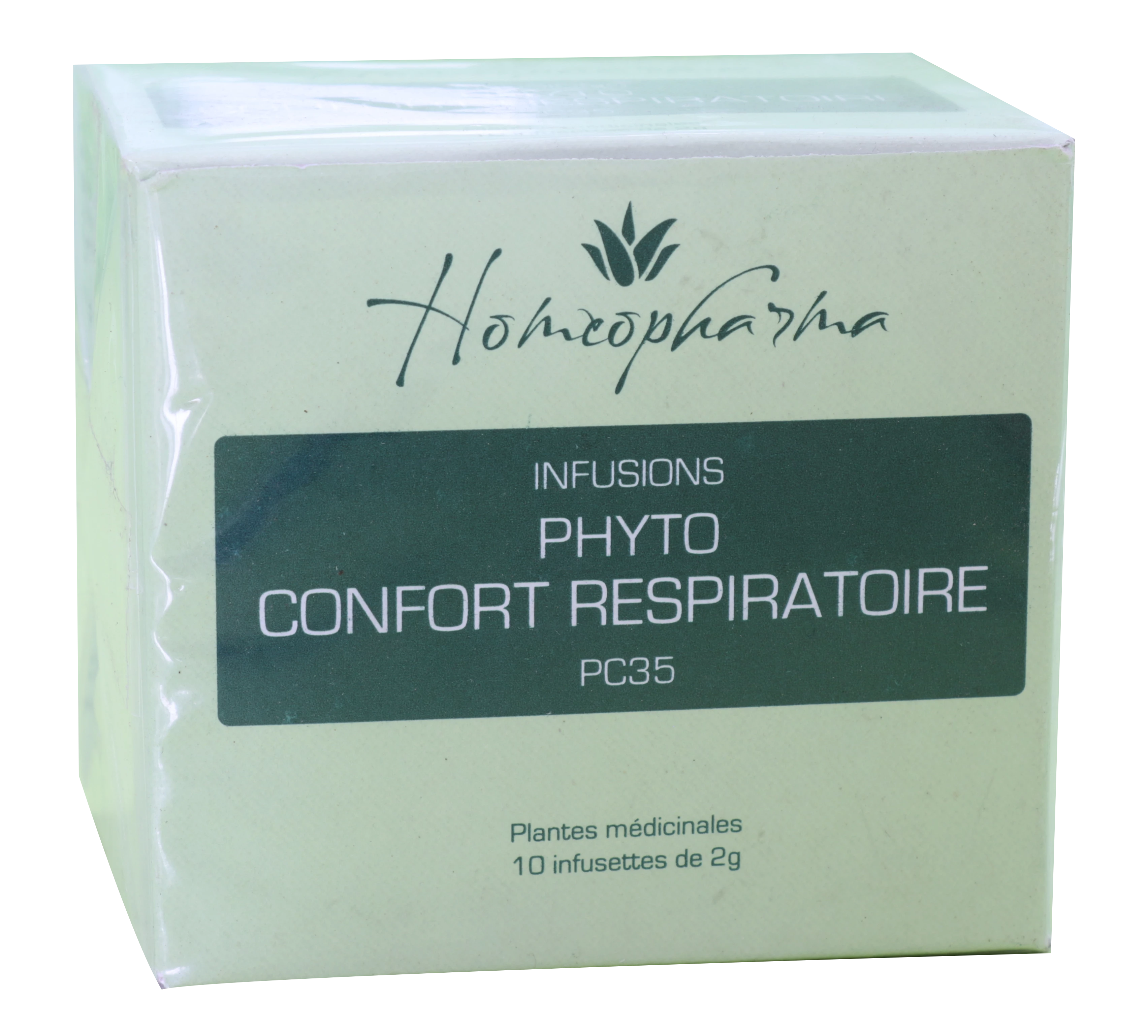 العلاج بالنباتات التقليدية Pc35 Phyto Respiratory Comfort Box 20 Infusettes - HOMEOPHARMA