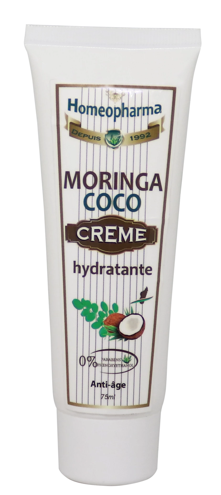 Crème Hydratante  Moringa75ml - Homeopharma