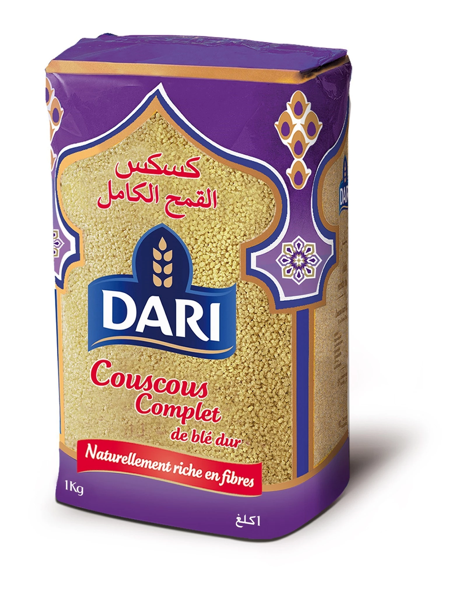 Wholemeal Durum Wheat Couscous 1kg - DARI