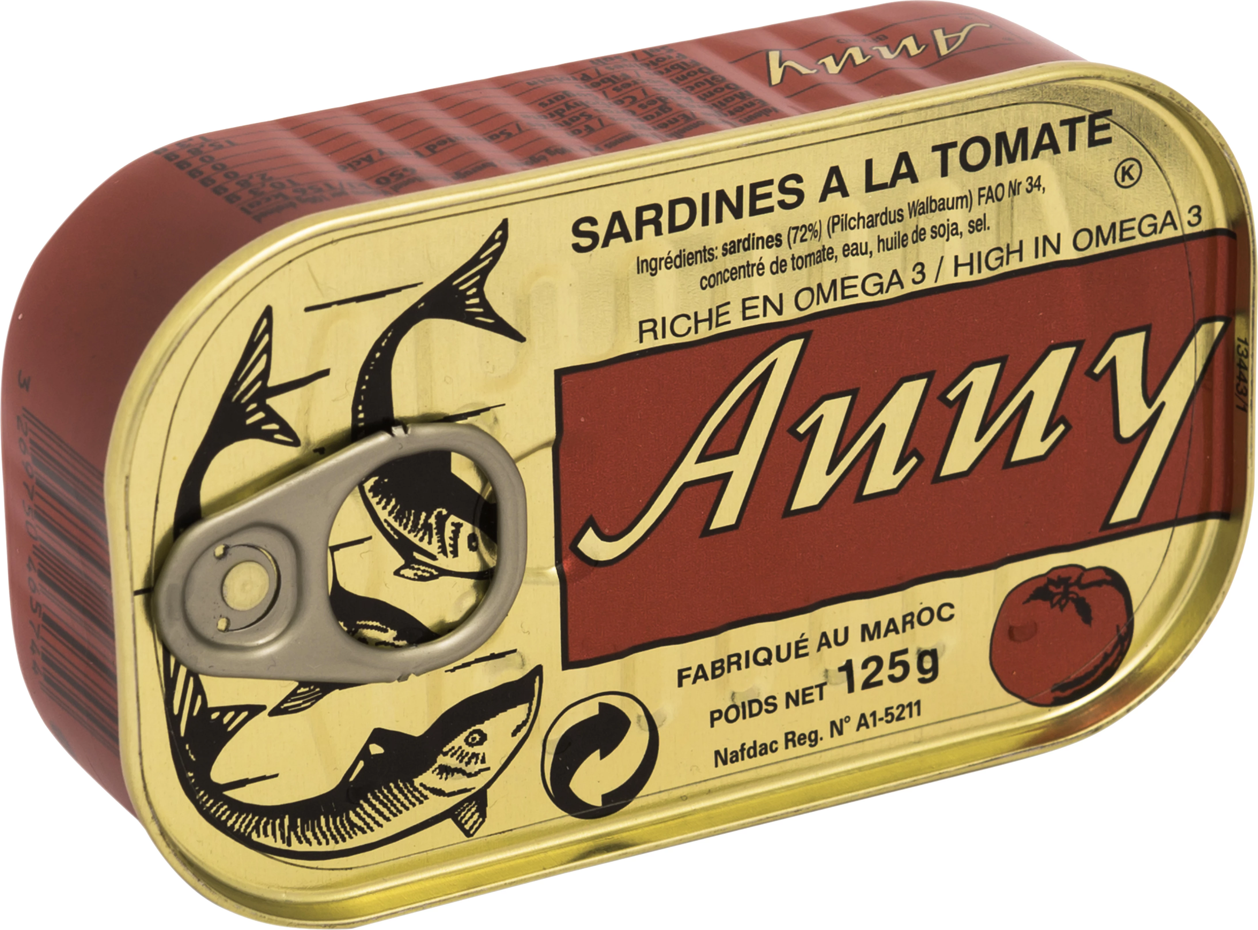 Sardine in Suo di Pomodoro 50 x 125 Gr - Anny