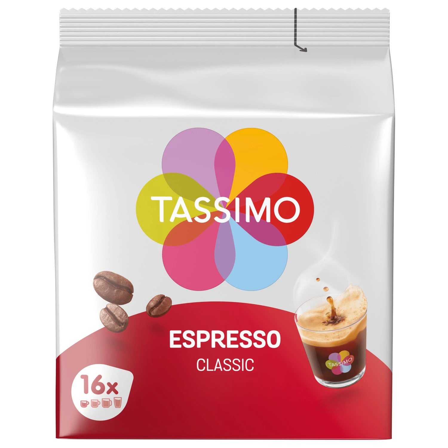 Café espresso classic x16 dosettes 96g - TASSIMO