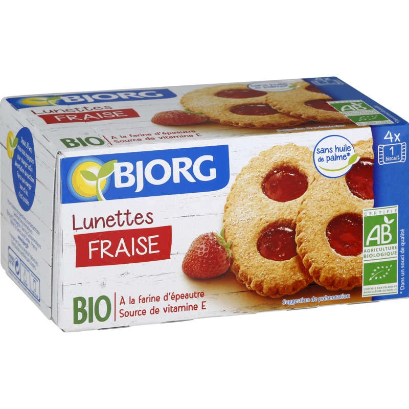 Lunette à la fraise Bio 200g - BJORG