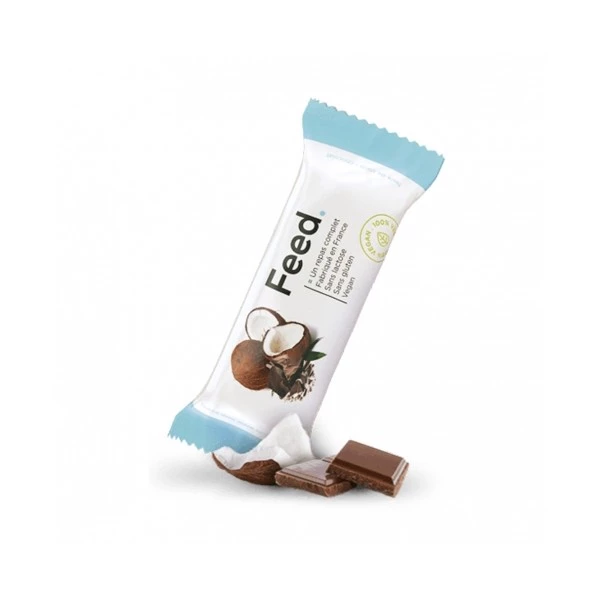 barre noix de coco chocolat 100g - FEED
