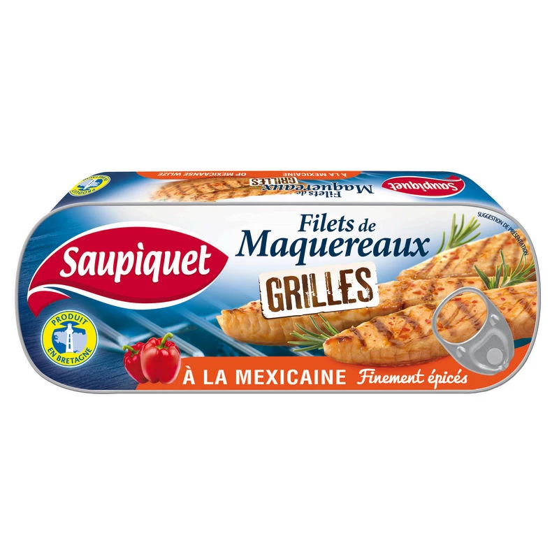 Mexikanisches gegrilltes Makrelenfilet, 120g - SAUPIQUET