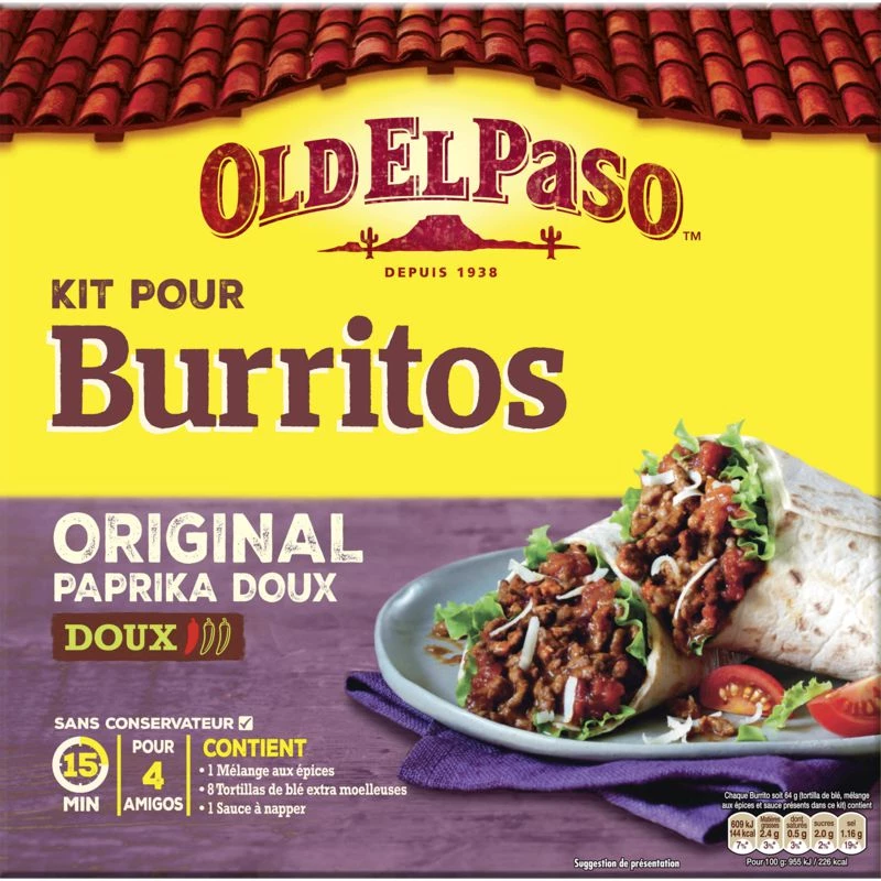 Kit pour Burrito  - Old El paso